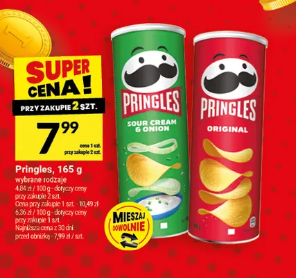 Chipsy Pringles Original promocja w Twój Market