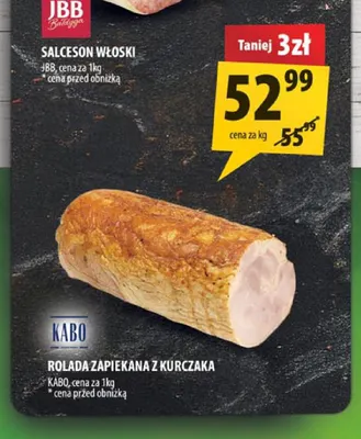 Rolada zapiekana z kurczaka Kabo promocja w Arhelan