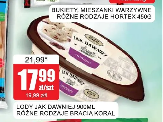 Lody Jak Dawniej Bracia Koral promocja w Bingo