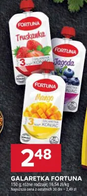 Galaretka Truskawka, Jagoda, Mango, różne rodzaje promocja w Stokrotka
