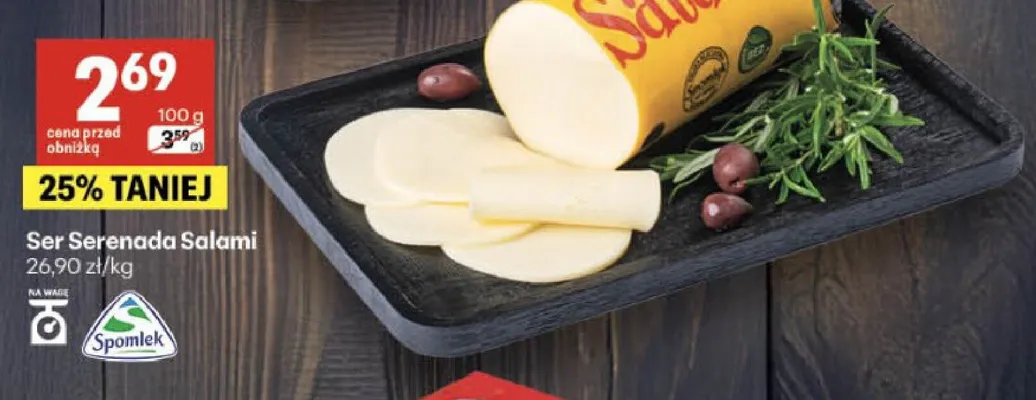 Ser Salami Serenada promocja w Delikatesy Centrum