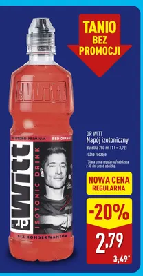 Napój izotoniczny Dr Witt promocja w Aldi