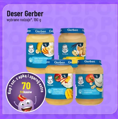 Deser Gerber jabłkowy promocja w POLOmarket