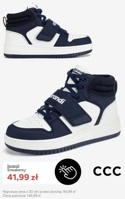 Sneakersy Sprandi promocja w CCC