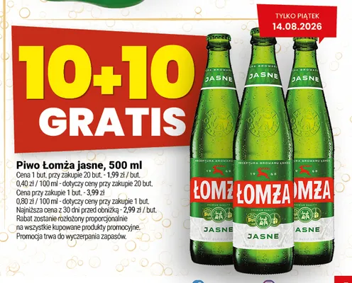 Piwo Łomża promocja w Twój Market