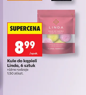 Kule do kąpieli Linda promocja w Biedronka