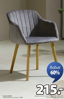 Krzesło Adslev promocja w Jysk
