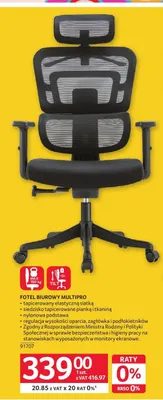 Fotel biurowy Multipro promocja w Selgros