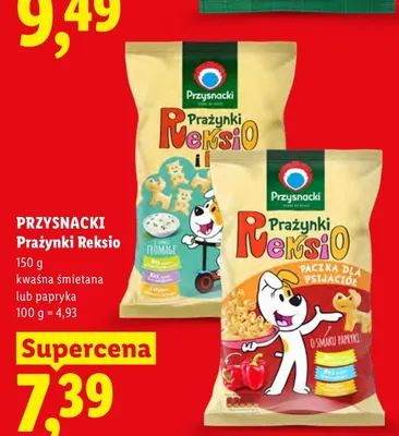 Prażynki Reksio papryka Przysnacki promocja w Lidl