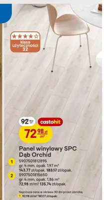 Panel winylowy Spc Dąb Orchid promocja w Castorama