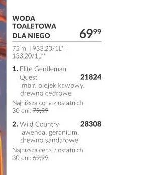 Woda toaletowa dla niego Elite Gentleman Quest Avon promocja w AVON