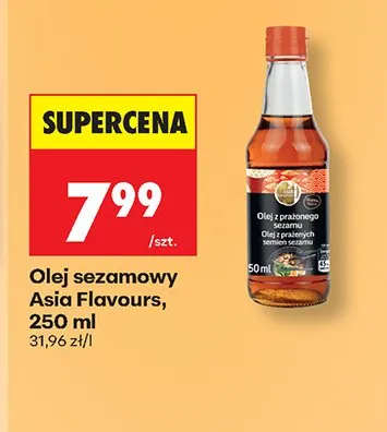 Olej sezamowy Asia Flavours promocja w Biedronka