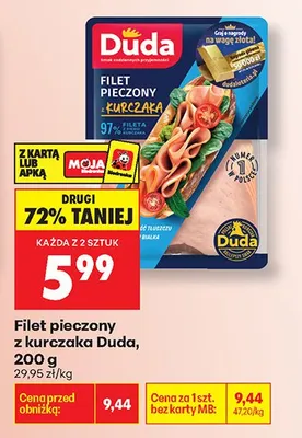 Filet pieczony z kurczaka promocja w Biedronka