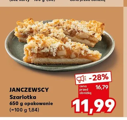 Szarlotka Janczewscy promocja w Kaufland