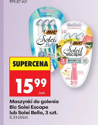 Maszynki do golenia Bic Solei Bella promocja w Biedronka