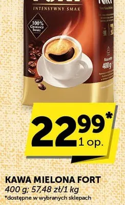 Kawa mielona Fort promocja w Groszek