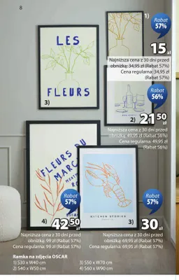 Ramka na zdjęcia Oscar 30x40 cm promocja w Jysk