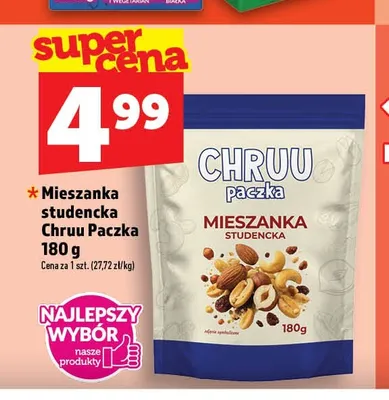 Mieszanka studencka Chruu Paczka promocja w TOPAZ