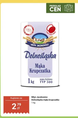 Mąka krupczatka promocja w Dino