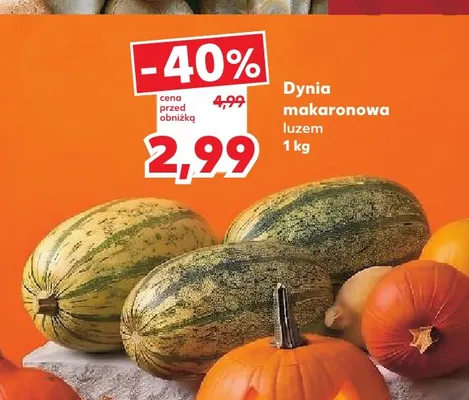 Dynia makaronowa promocja w Kaufland