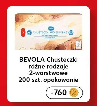 Chusteczki higieniczne różne rodzaje 2-warstwowe promocja w Kaufland