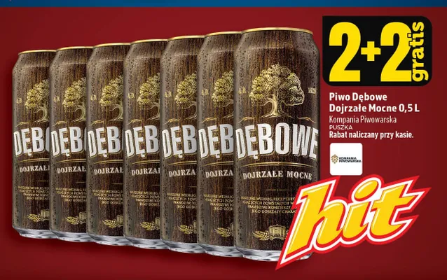 Piwo Dębowe Dojrzałe Mocne promocja w TOPAZ