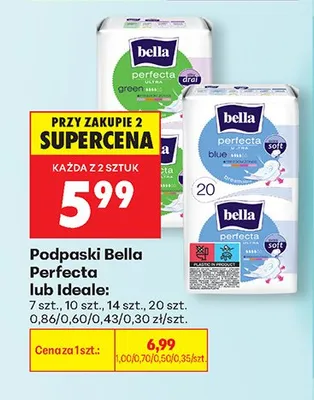 Podpaski Bella Ideale promocja w Biedronka