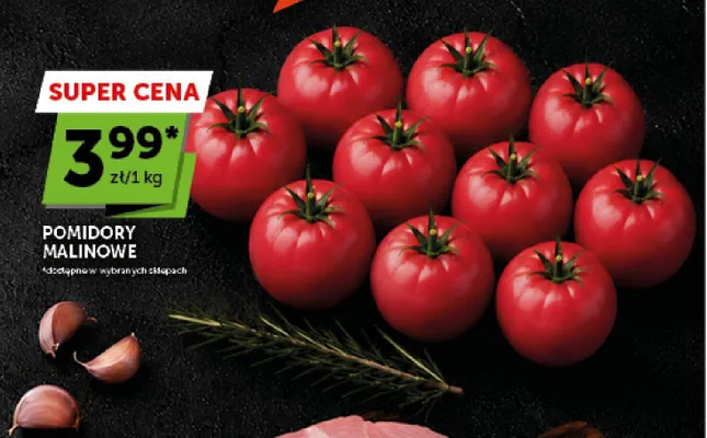 Pomidory malinowe promocja w Groszek