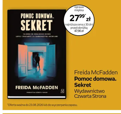 Książka Pomoc domowa. Sekret Freida McFadden promocja w Empik
