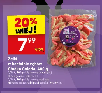 Żelki w kształcie zębów Słodka Galeria promocja w Twój Market