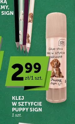 Klej w sztyfcie Puppy Sign promocja w Groszek