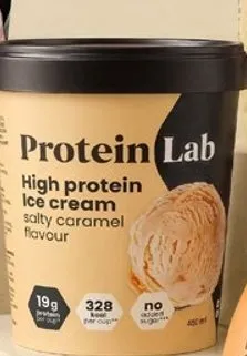 Lody Protein Lab High protein Ice cream salty caramel flavour promocja w Netto