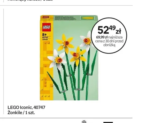 Klocki LEGO Iconic 40747 Żonkile promocja w Empik