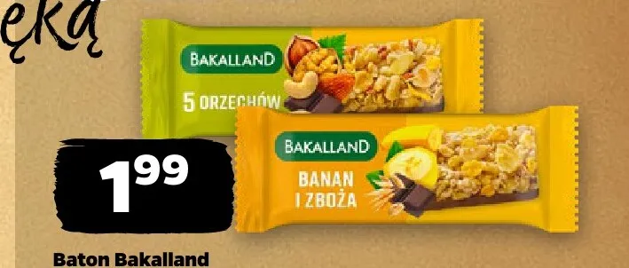 Baton Bakalland Banan i Zboża promocja w Netto