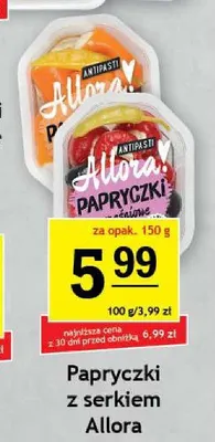 Papryczki z serkiem Allora promocja w Gram Market