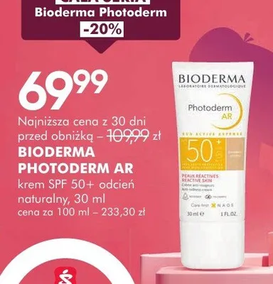 Krem Bioderma Photoderm AR SPF 50+ promocja w Super-Pharm