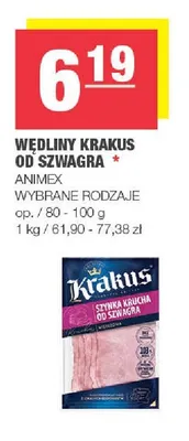 Wędliny Krakus od Szwagra promocja w SPAR