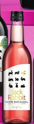 Wino różowe Jack Rabbit White Zinfandel promocja w Żabka