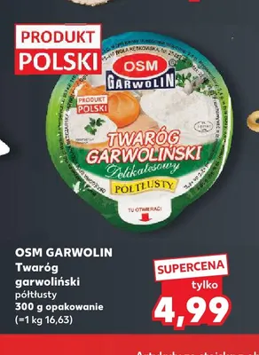 Twaróg garwoliński półtłusty OSM Garwolin promocja w Kaufland