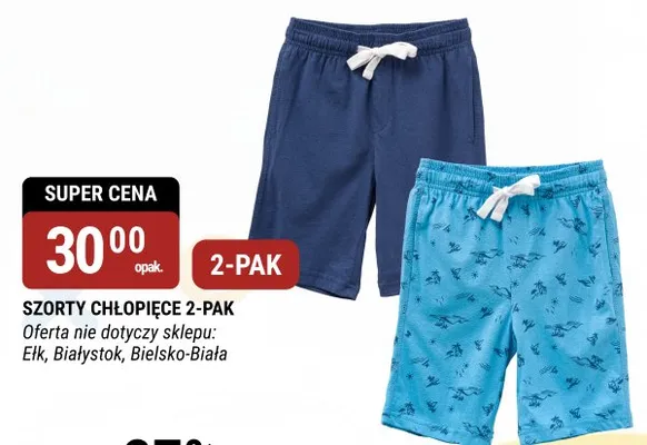 Szorty chłopięce promocja w bi1