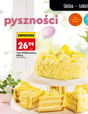 Tort Wielkanocny promocja w Biedronka