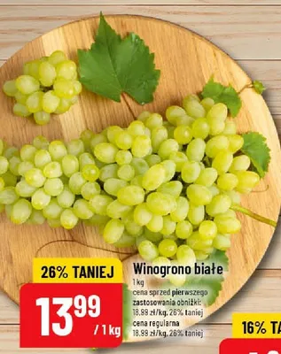 Winogrono białe promocja w POLOmarket