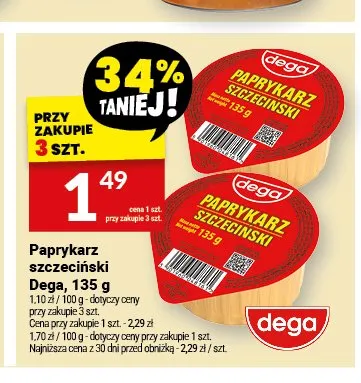 Paprykarz szczeciński Dega promocja w Twój Market