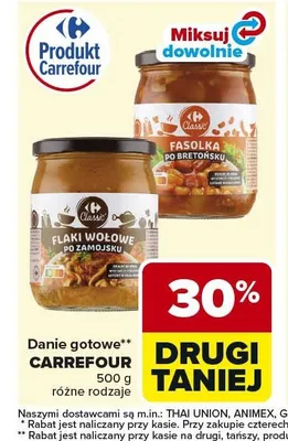 Danie gotowe Flaki wołowe po zamojsku Carrefour promocja w Carrefour