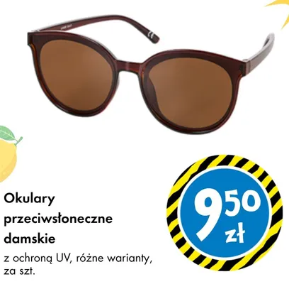 Okulary przeciwsłoneczne damskie promocja w Tedi