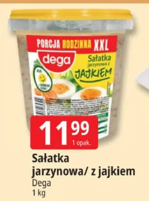 Sałatka jarzynowa/z jajkiem promocja w Leclerc