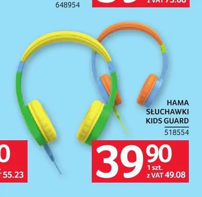 Słuchawki dziecięce Hama Kids Guard promocja w Selgros