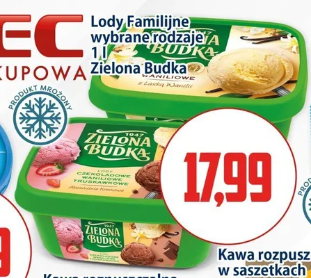 Lody Familijne Zielona Budka promocja w Kupiec