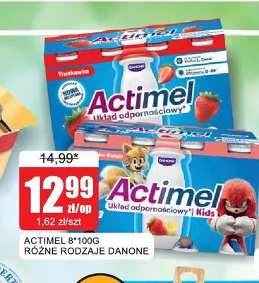 Napój probiotyczny Actimel Kids Danone promocja w Bingo