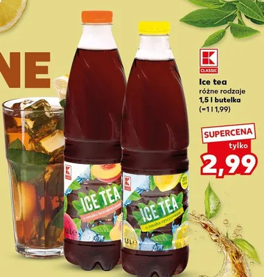 Ice tea K-Classic promocja w Kaufland